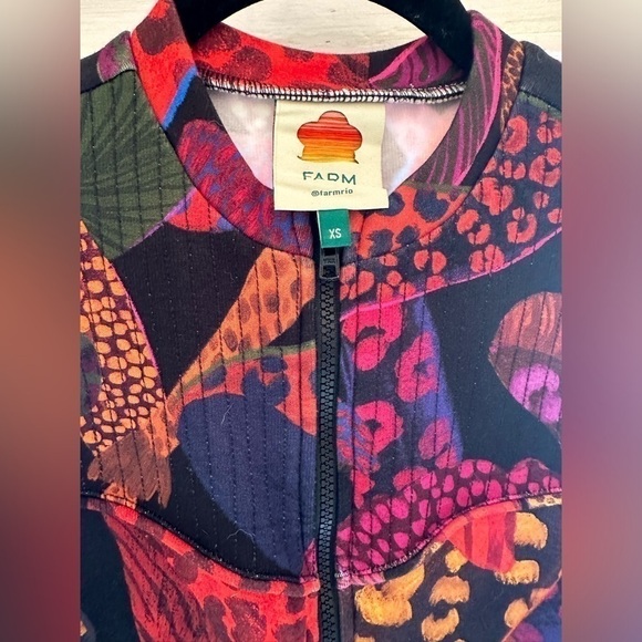 Farm Rio Leopard Mushroom Jumpsuit - Picture 7 of 13